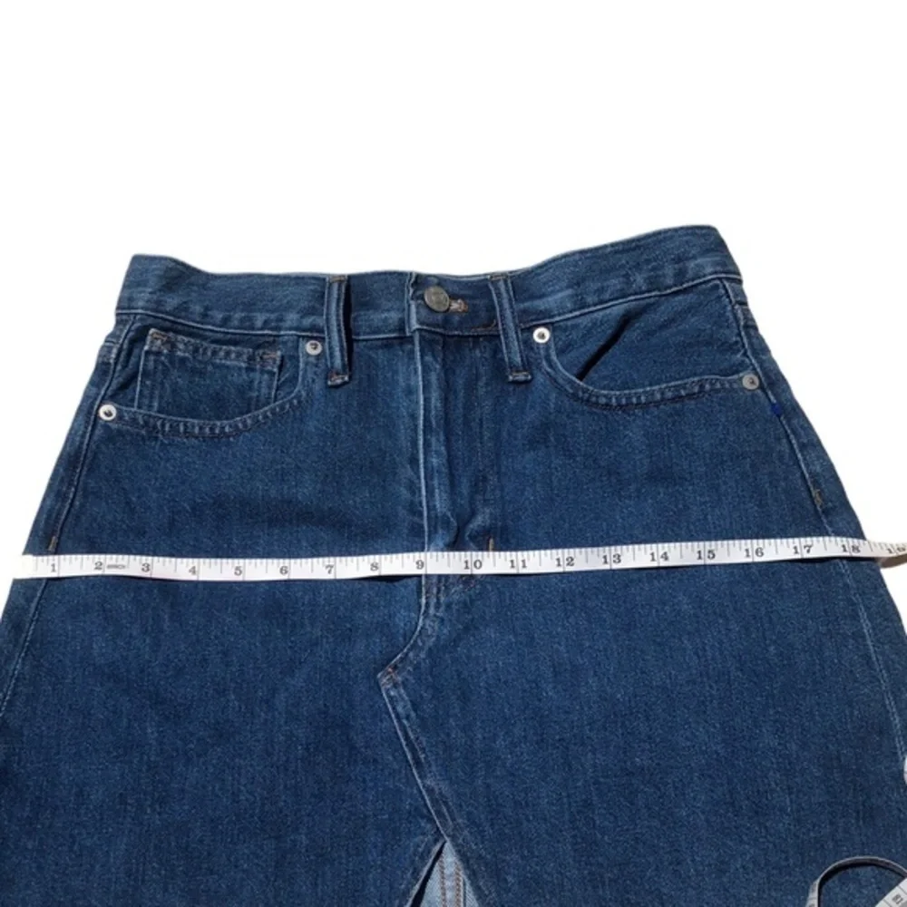 Madewell Denim A-Line Mini Skirt Blue Size 26